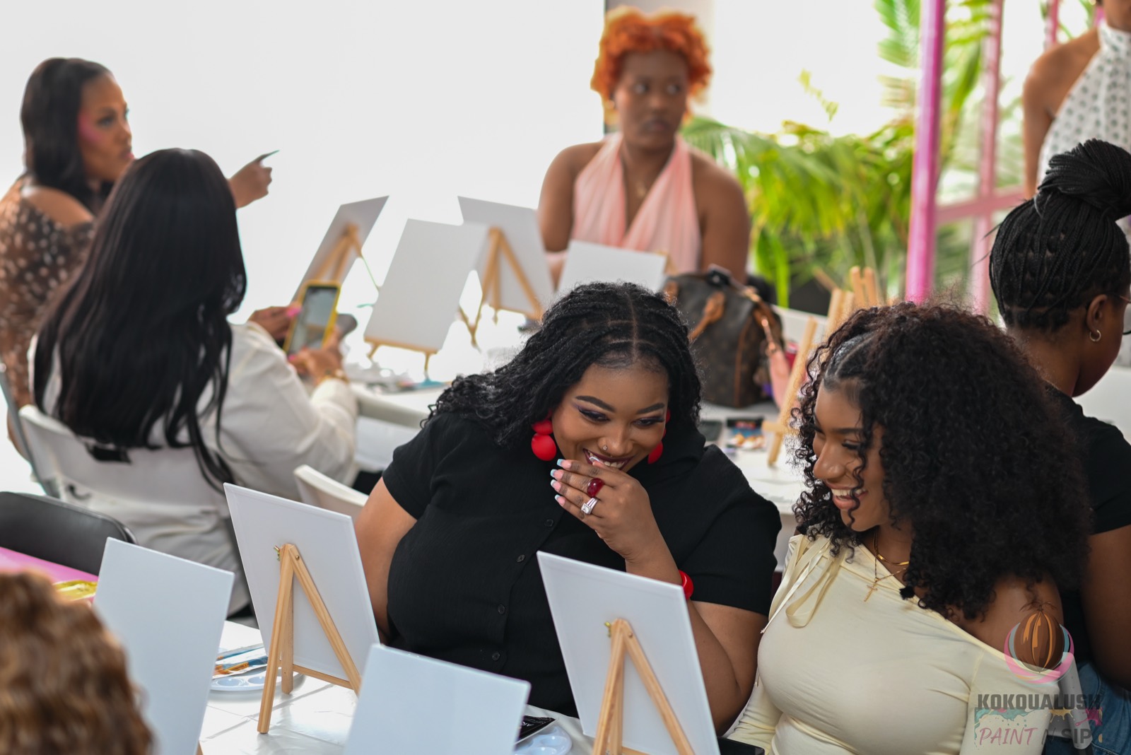 Kokoualush Paint N Sip event